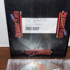 Scratched - Blockbuster - Resident Evil Code Veronica + R6 - Dreamcast -Untested