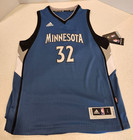 karl anthony towns Adidas Swingman Timberwolves Jersey L +2”