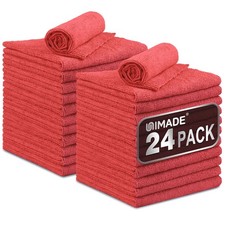 Microfiber Cleaning Cloth, 24 Pack Reusable Microfiber Towels