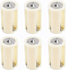 6Pcs 3 AA to 1 D Battery Adapters Holder 1.5V Output Case Box AA to D Battery Co