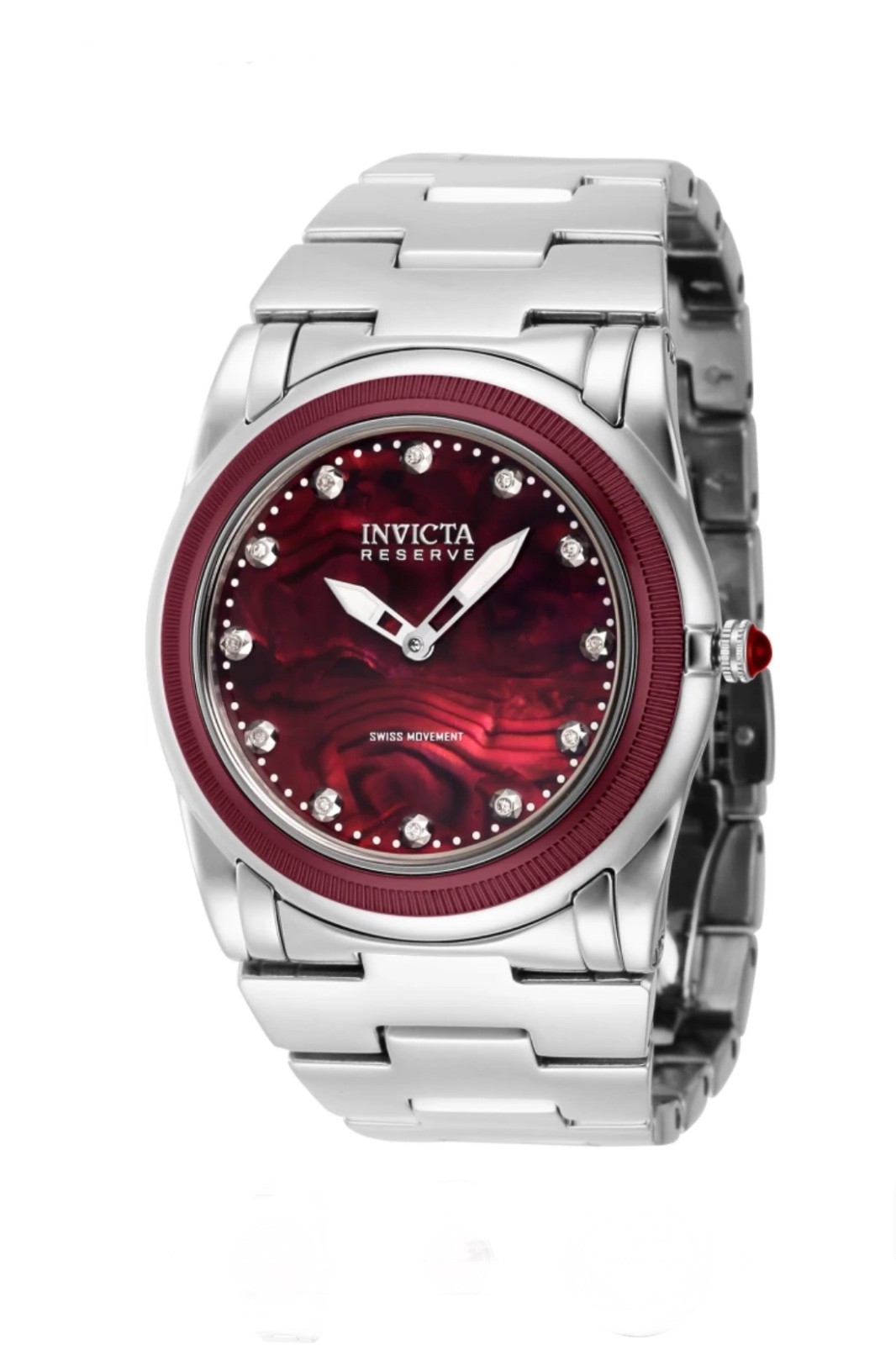 Invicta Reserve Slim 0.05ct Diamond Swiss Ronda Womens Watch 1062