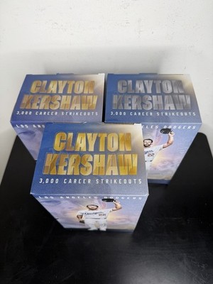 Clayton Kershaw 3000 Strikeouts Bobblehead Dodgers GOLD, Reg