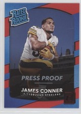 2017 Panini Donruss Rated Rookie Press Proof Red James Conner #322 2f4