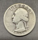 1932-D Washington Quarter - 90% Silver - Very Low Mintage - ***Key Date***
