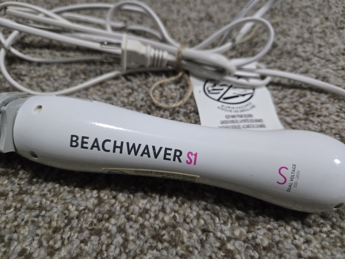 Beachwaver Co S1 Rotating Curling Iron - White, Tested. | eBay display picture 3