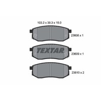 Textar BremsbelÄGe Satz Hinten Passend FüR Hyundai Santamo KIA Joice Mitsubishi