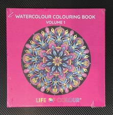 Life of Colour Watercolour Colouring Book - Volume 1
