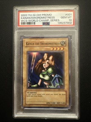 Yugioh! WCS-001 Kanan The Swordmistress PSA 10 | eBay