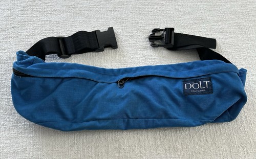 Dolt Vintage Hiking Bag Rock Climbing Hip Sack  Gear Chouinard California Blue