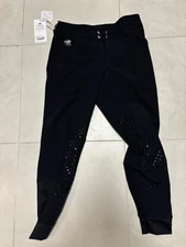 Smartpak Piper Winter Essential Breeches NWT 28R Black Equestrian Riding Pants
