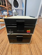 2x Apple Disk II Drive 5.25" Floppy 5 1/4" A2M0003 Clean 1 Lytec Systems LSI-1 