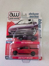 Auto World Deluxe Series Blue Oval - 1994 Ford Probe GT  2020 Ford F-150 Lariat