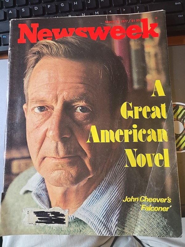 Newsweek Magazine March 14, 1977 Great American Novel John Cheever Falconer