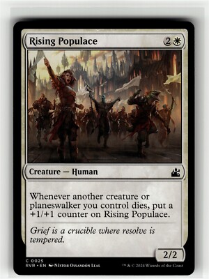 RISING POPULACE Ravnica Remastered #25 RVR(NM+)(MTG)