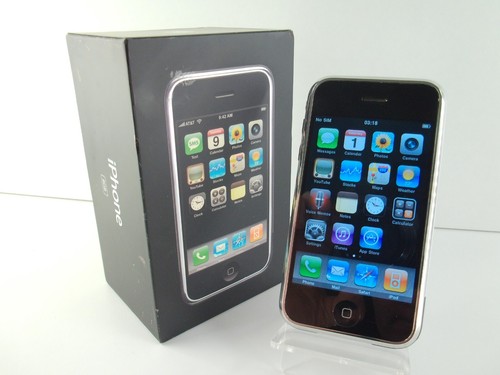 Apple iPhone 2g 8gb 1st Generation A1203 - *Matching Box - Complete Set* Rare - Picture 6 of 24