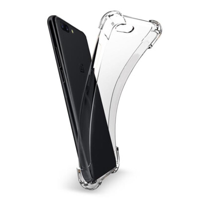 For OnePlus 5 5T 1+5 1Plus 5T Anti Impact Clear TPU Gel skin case back cover