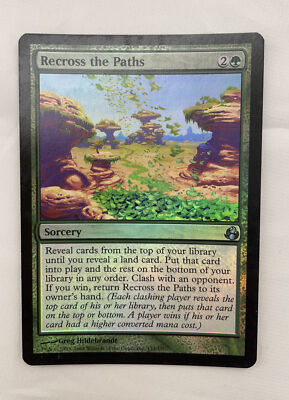 Recross the Paths x1 *FOIL* MTG Morningtide 1x Magic Very Good Light Play VG LP