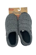 Dearfoams Men's Quilted Slipper Black