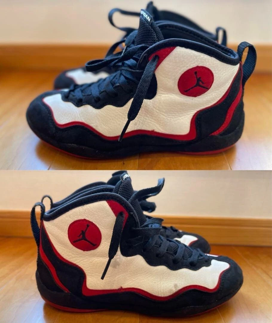 1997 Nike Air Jordan Wrestling Trainer US Size 8.0 Vintage 136004 101 BRED