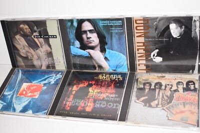 6 CD Lot: Neil Young, James Taylor, Don Henley, Dire Straits, Joe