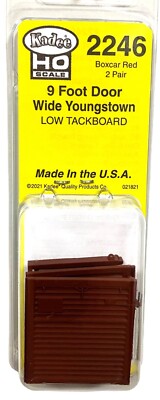 2206 HO 6' 5 Panel Superior Doors, High Tack Board Boxcar Red 2206 HO 6' 5 Panel Superior Doors, High Tack Board Boxcar Red