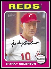 Sparky Anderson 2024 Topps Heritage #111 Cincinnati Reds