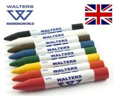 Tyre & Rubber Chalk Wax Marking Crayon Markers Walters WRL Crayons Pack 3