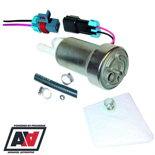 Genuine Walbro 530 LPH High Performance Racing Fuel Pump And Fitting Kit E85 ADV eBay