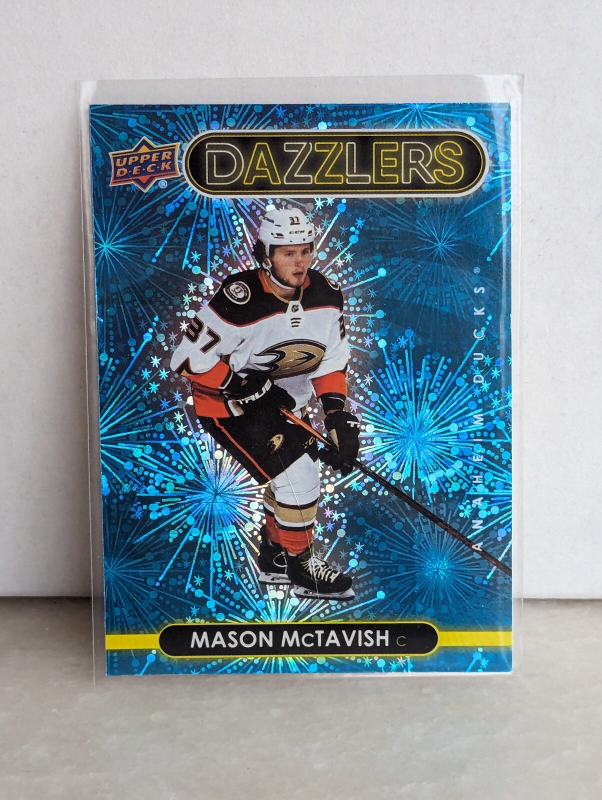 2021-22 Upper Deck Series 2 #451 MASON MCTAVISH BLUE DAZZLERS R/C #DZ-51