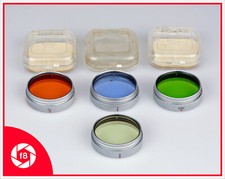 Leitz Leica E41 Bayonet Filter Set for Summarit Lens Orange Blue Green 0 Yellow
