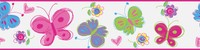Brewster Home Fashions Kids World 6' X 15 Butterfly Garden Border Wallpaper on sale Brewster Home Fashions Kids World 6' X 15 Butterfly Garden Border Wallpaper on sale