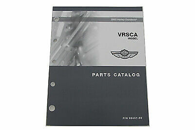 Factory Spare Parts Book for 2003 VRSC for Harley Davidson by V