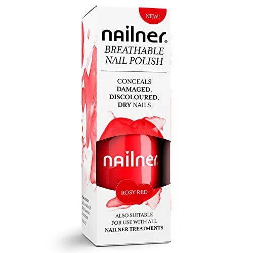 Nailner Breathable Nail Polish 8 ml - Gentle Nail Varnish Suitable for Use with