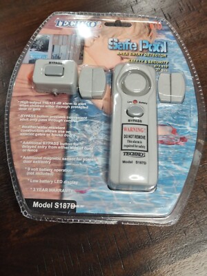 Techko | Safe Pool Area Entry Detector Alarm | Model S187D Brand New Sealed