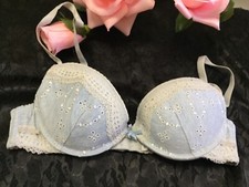 Reggiseno YAMAMaY taglia us 32a it2a eu70a imbottito con ferretto blu