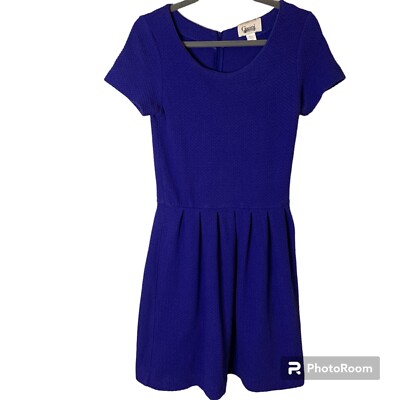 ganni blue knit dress Melange Knit Mini Dress main image 1