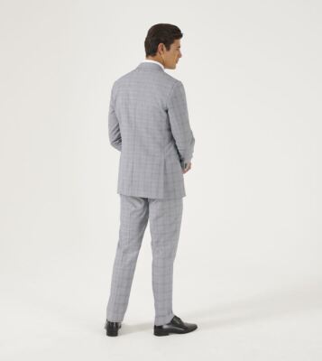 Skopes Herren Anello Slim Fit Anzug Sakko in Grau 30 bis 48 kurz bis lang