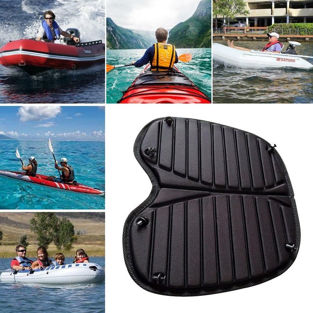 50cm BlackOutdoor Fishing Soft Gel Padded Seat Pad Cushion For Kayak