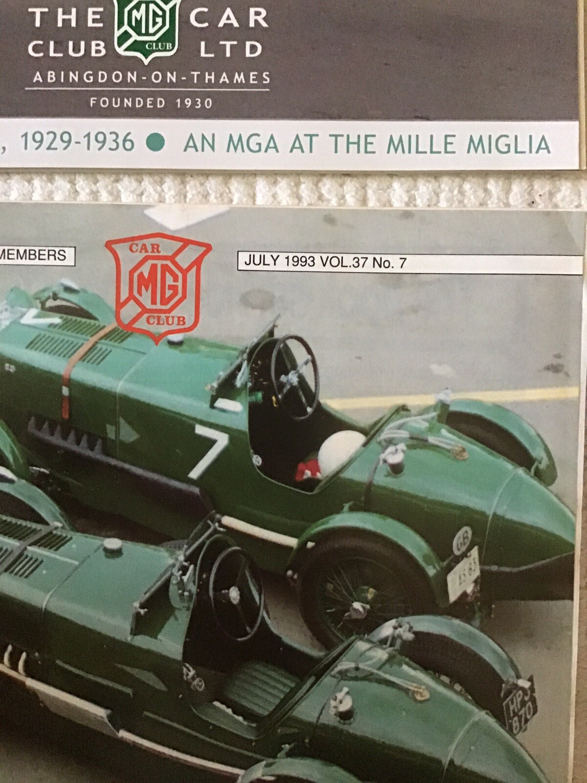 MG Car Club “Safety Fast” Magazines Various Issues Going Back 3035 Years eBay