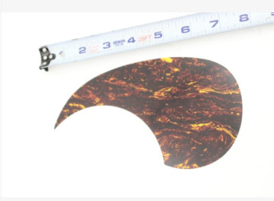 Martin NOS Yellow Tortoise Shell Acoustic Guitar Right Hand Pickguard 7''+, 00028