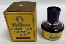 Vintage Pelikan Waterproof Drafting Drawing Violet Ink A5 
