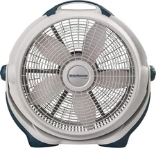 Lasko Wind Machine 20" Pivoting Air Circulator Floor Fan 3 Speeds Gray