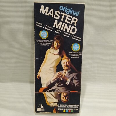 Master Mind Game Mastermind 1972 Logic Challenge Games Vintage Board Game