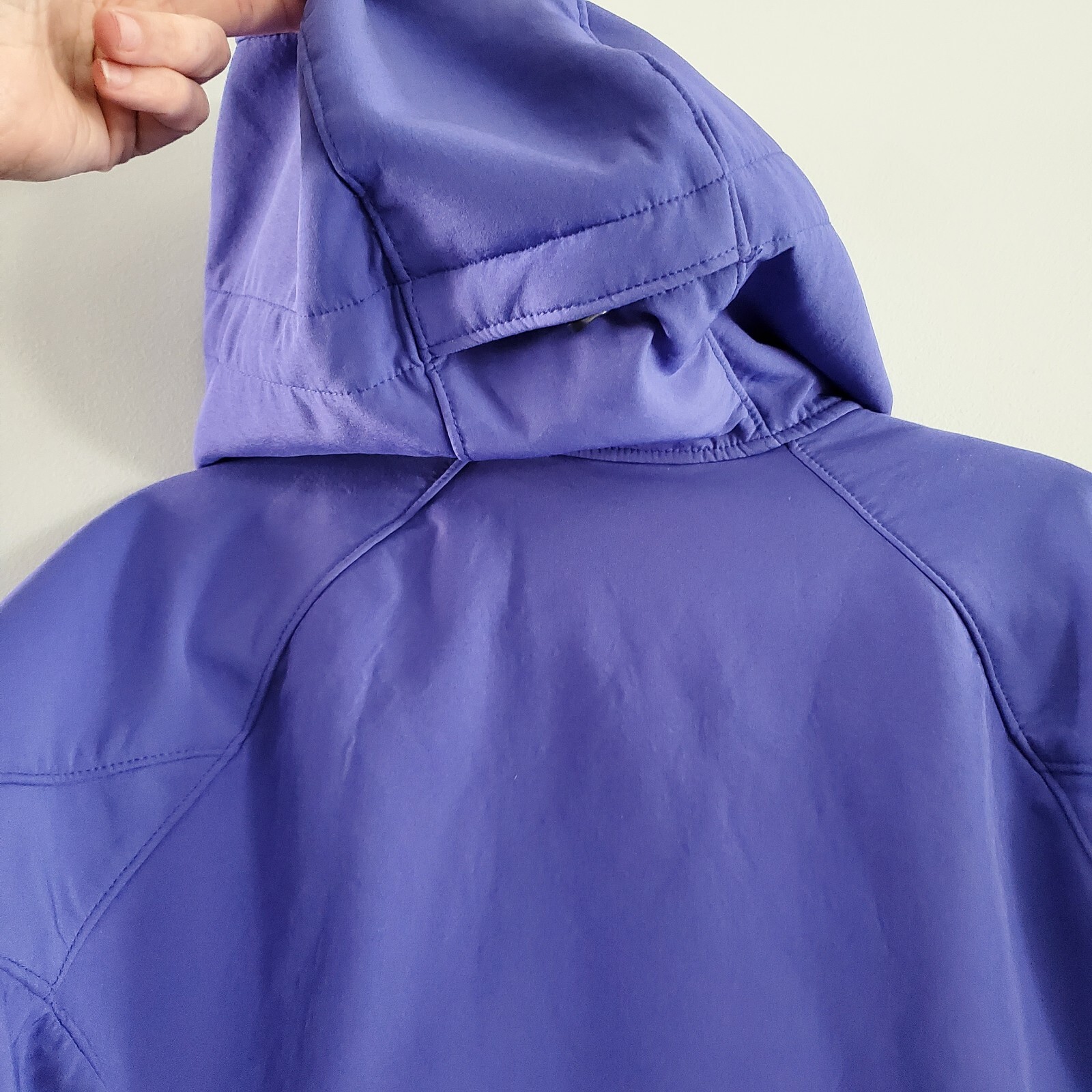 Columbia Full Soft Shell Winter Jacket W/hood, Pu… - image 8