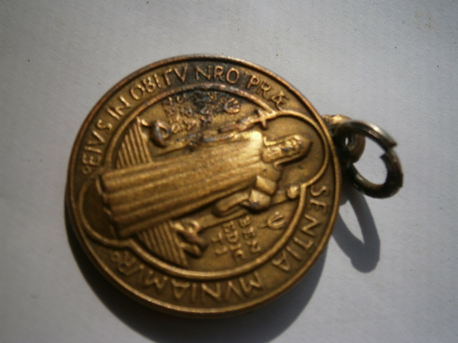 EIVS IN OBITV NRO PRA SENTIA MVNIAMVR Italy ST SAINT BENEDICT CATHOLIC