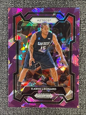 Kawhi Leonard 2024 Panini Prizm Draft Picks Basketball Purple Ice Prizm #87 /149