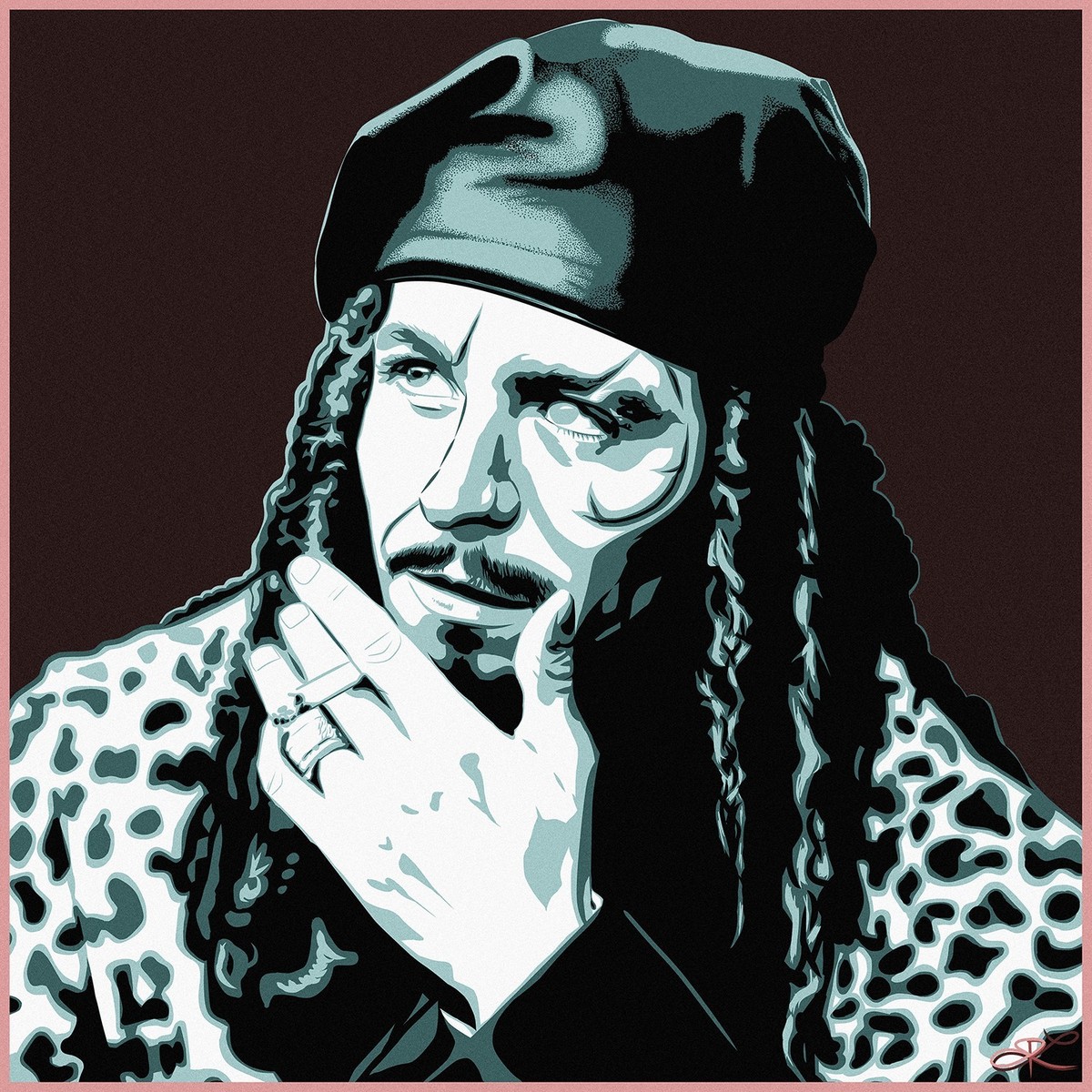 Gary Oldman/Drexl True Romance Pop Art Ltd. Ed. Print Signed