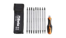 Image of 9 Reversible Screwdrivers 1 Accessory in Case - Beta Tools 1281BG/A9