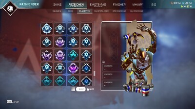 Apex Legends Account, 6X Heirlooms, 1x Heirloom Skin, 5X MASTER, Rare Skins