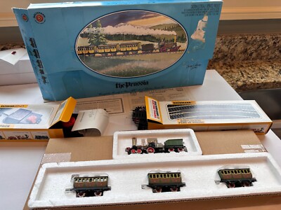TRAIN BACHMANN THE PRUSSIA - LOCOMOTIVE VAPEUR AC. EMB OUTI - ÉCHELLE O - 1980